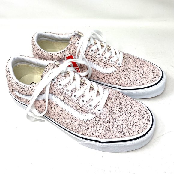 🌹 Sale 🌹 VANS Old Skool Boucle Pink Women’s Size 8 9 Sneakers VN0A38G118B - Picture 2 of 16